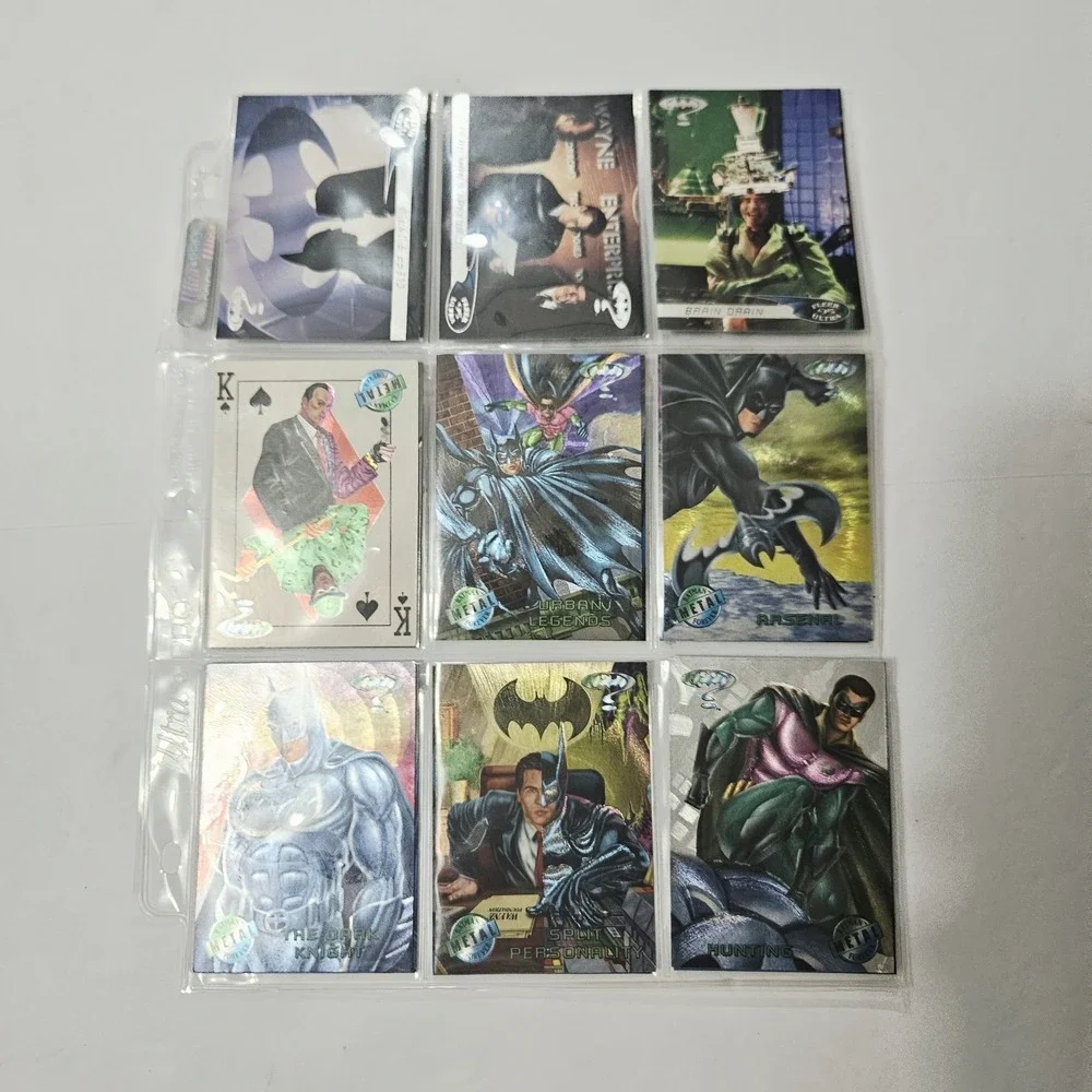 Marvel + DC Card Collection Lot Marvel Masterpieces, X-Men, Batman,